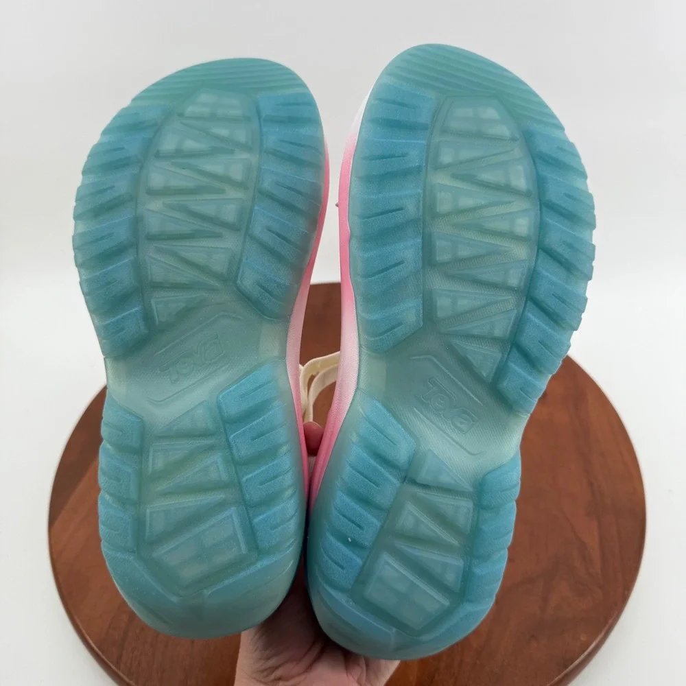 Teva Hurricane XLT2 Ampsole Brite White Pink Blue Ombre Sandals 1134356 Women 11